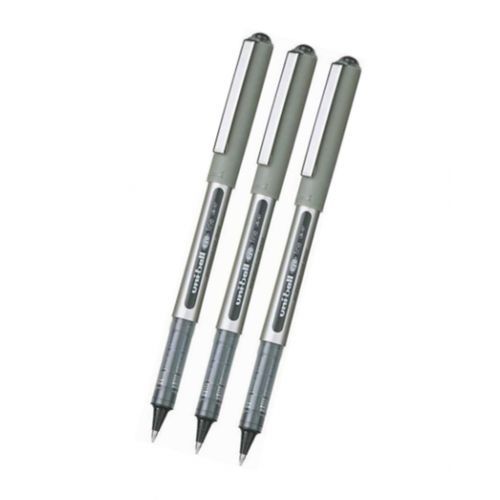 Uniball UB157 Rollerball Pen - 3 Pcs - Blue