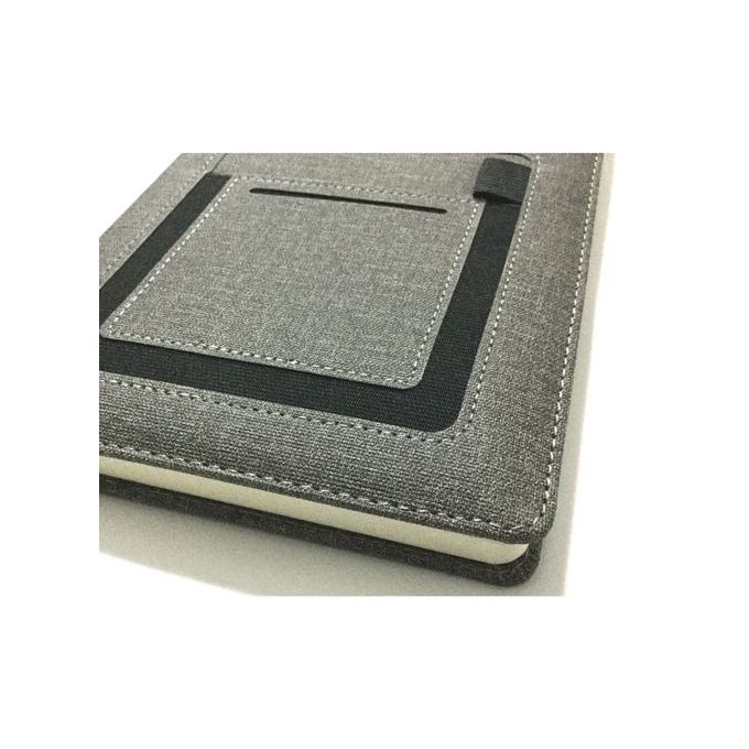Multifunction A5 Notebook - Cream Paper - (Mobile & Cards & Pen) Case In Cover (1 Pc)