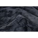 Mintra Super Soft Warm Microfiber Blanket (XXL) 240×220 Cm - Black