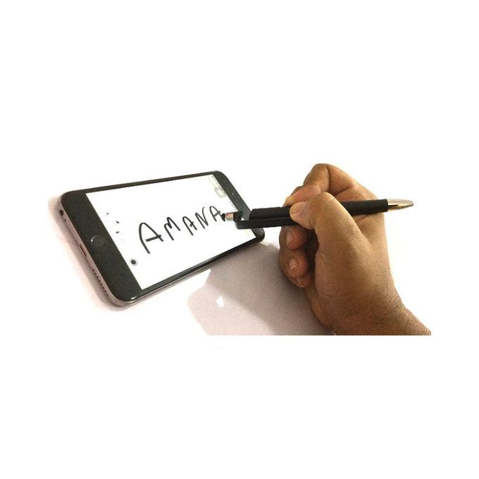 Pen For Writing And Smart Devices - 3 Pens - Black