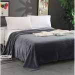 Mintra (Super Soft) Warm Microfiber Blanket - Large - Gray