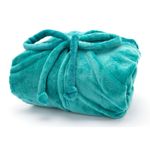 Mintra Super Soft Blanket Cape/Hoodie - One Size Fits All - 1 Pc - Turquoise