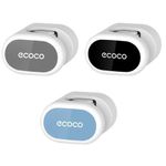 Ecoco Broom Holder With Strong Hook - Durable Back Adhesive - 3 Pcs