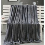 Mintra (Super Soft) Warm Microfiber Blanket - Large - Gray