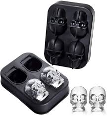 Skull Shaped Silicone Ice Mold