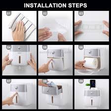 Ecoco Waterproof Tissue Box - Storage Drawer - Dust-proof
