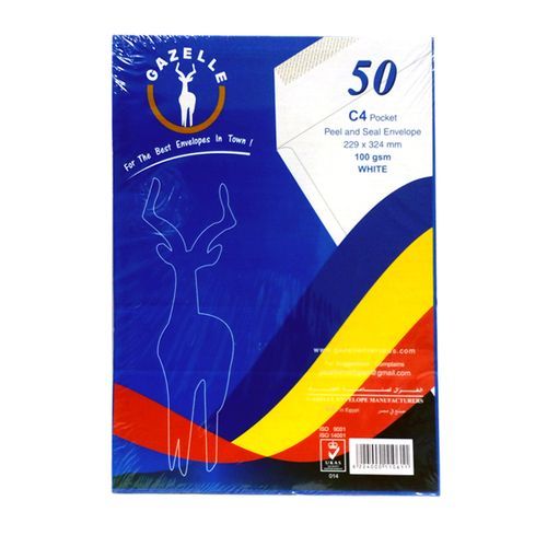 Gazelle A4 Envelope Self Adhesive - 50 Pcs