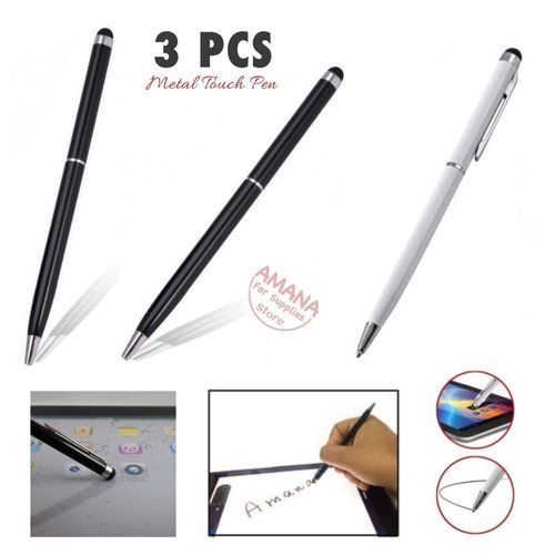 Metal Touch Pen -Smart Devices & Writing -(3 Pcs)