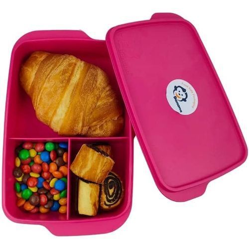 Banana Divided Lunch Box - 1 L - Fushia