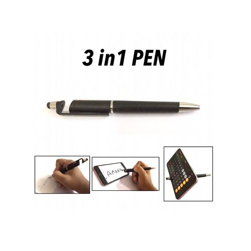 Pen For Writing And Smart Devices - Black - 1 Pcs