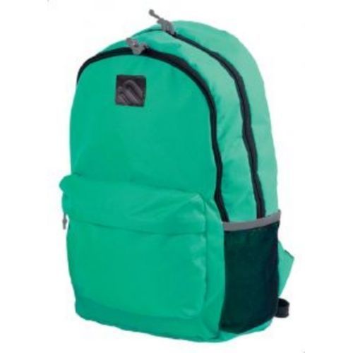Mintra School And University 3 Pockets Comfortable Backpack Bag - Capacity 20 L - Green 1Pc