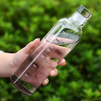 Smooth & Round Water & Juice Bottle - Time Scale - 1 Pc