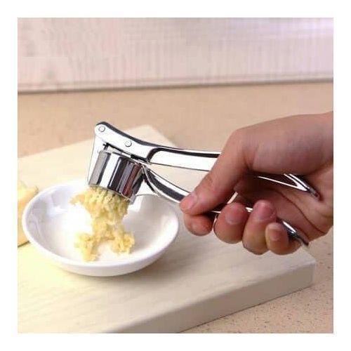 Stainless Steel Garlic Grinder - Silver
