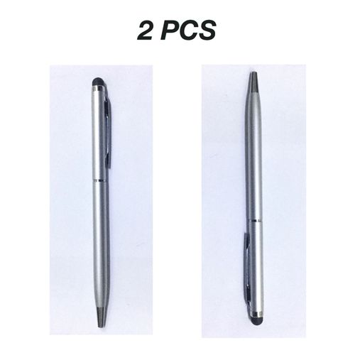 Metal Pen - Writing & Smart Devices - 2 Pcs - Silver