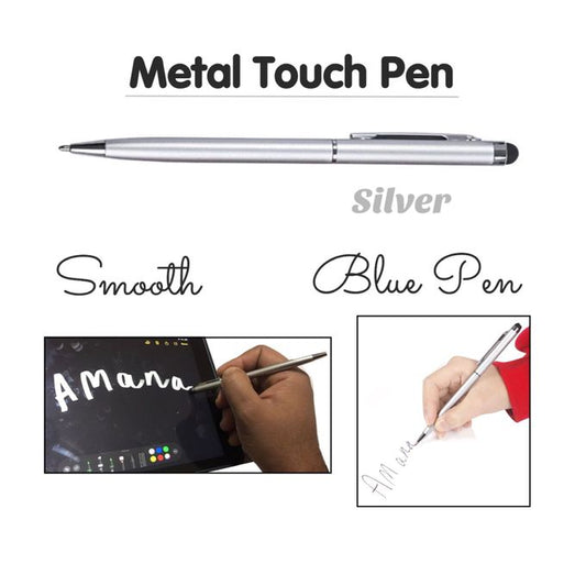 Metal Pen - Writing & Smart Devices - 1 Pc - Silver