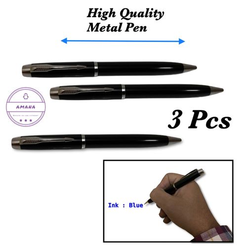 Elegant Metal Pens - 3 Pcs