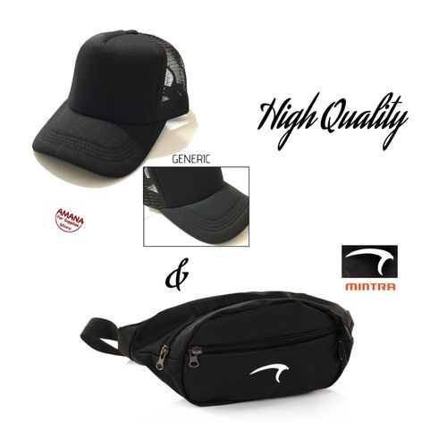 Mintra Set From Amana Store - Black - Big Waist & Cap