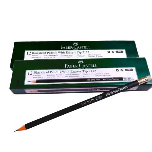 Faber Castel 2 Set Of Pencil 2B With Rubber - 24 Pcs