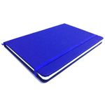 A5 Notebook With Leather Cover - Blue