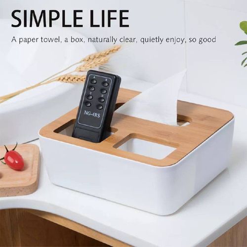 High Quality Multifunctional Tissue Box Cover & Tools Holder