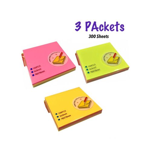 Sticky Notes - 3 Packs (76mm*76mm)