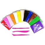 Super Light Clay For Creativity, Arts And Crafts With Sculpting Modeling Tools Set (Pack Of 12)