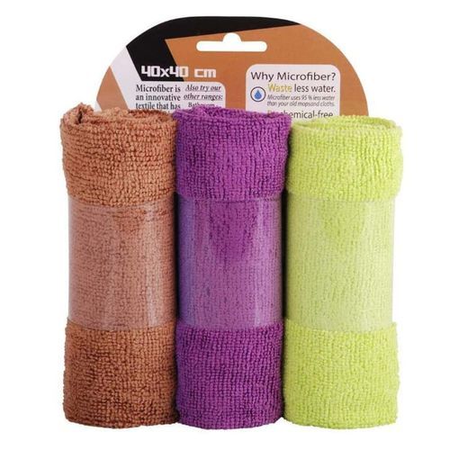 Mintra Super Soft Microfiber Towel (40x40 Cm ) - 3 Pcs