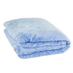 Mintra From Rich House -Warm Microfiber Blanket - 1 Pc - Light Blue