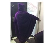 Mintra Super Soft Unisex Blanket Cape / Hoodie - One Size Fits All (Purple)