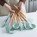 Pure Silicone Food Distribution Kit -More Than 8 Pcs High Quality - Aqua Blue