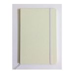 Amana - Notebook A5 - Cream Paper - Soft Leather - White