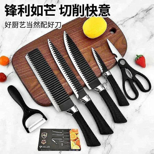 Original Knives Set - Anti- Bacterial Coating - 6 Pcs