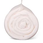 Mintra TWZ -Warm Microfiber Blanket - 1 Pc - White Cream