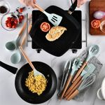 Pure Silicone Food Distribution Kit -More Than 8 Pcs High Quality - Aqua Blue