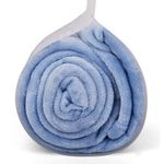 Mintra From Rich House -Warm Microfiber Blanket - 1 Pc - Light Blue
