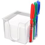 Sasco Memo Holder With Pen Stand - 500 Sheets - 3 PCs