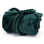 Mintra Super Soft Blanket Cape/Hoodie - One Size Fits All - 1 Pc - Dark Green