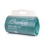 Mintra (XXL) Soft Warm Microfiber Blanket - 240×220 Cm - Turquoise