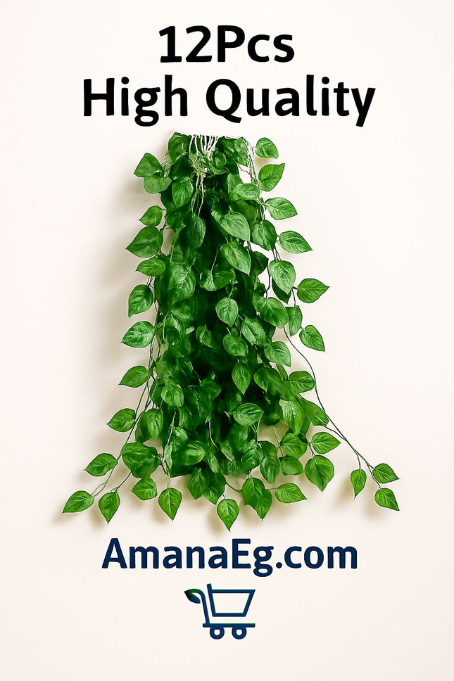12 Branches Of Artificial Planting Tree Leaves