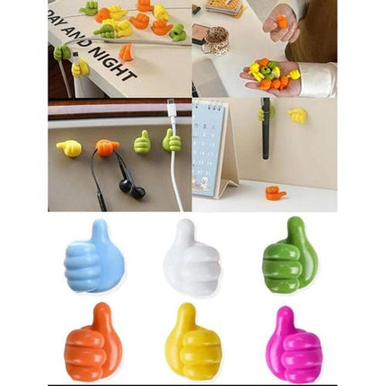 20 PCs Of Silicone Wire Organizer Hand Shaped