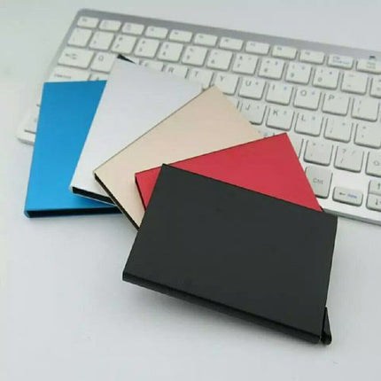 Credit Card ID Holder & RFID Anti-Scan Metal Wallet Cash Clip - 1 Pc