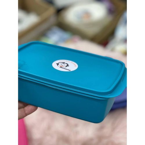Banana Divided 2 Levels Lunch Box - 1.5 L - 1 Pc -Turquoise