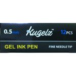 Smooth Gel Pen - 12 Pcs - Quick Dry - Black