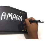 Notebook A5 - Cream. Paper - Soft Leather - Black Cover + 1 Touch Pen