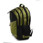 Mintra Practical Backpack (laptop Compartment) - Olive \ Black