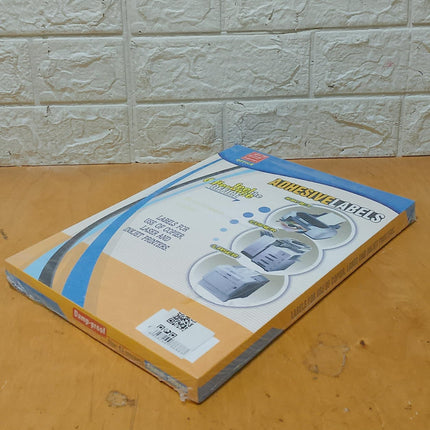 A4 Printing Paper - White Label - Sticker - 100 Sheets On Packet