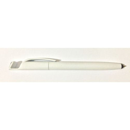 Pen For Writing & Smart Devices & Mobile Holder - Rubber Body - Ice White