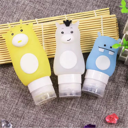 Silicone Travel Bottle (Lotion, Cream, shampoo, gel) - 3 Pcs