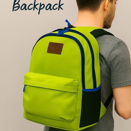 Mintra Durable. Comfortable Backpack - Waterproof - 20 L - Lime Green - 1 Pc