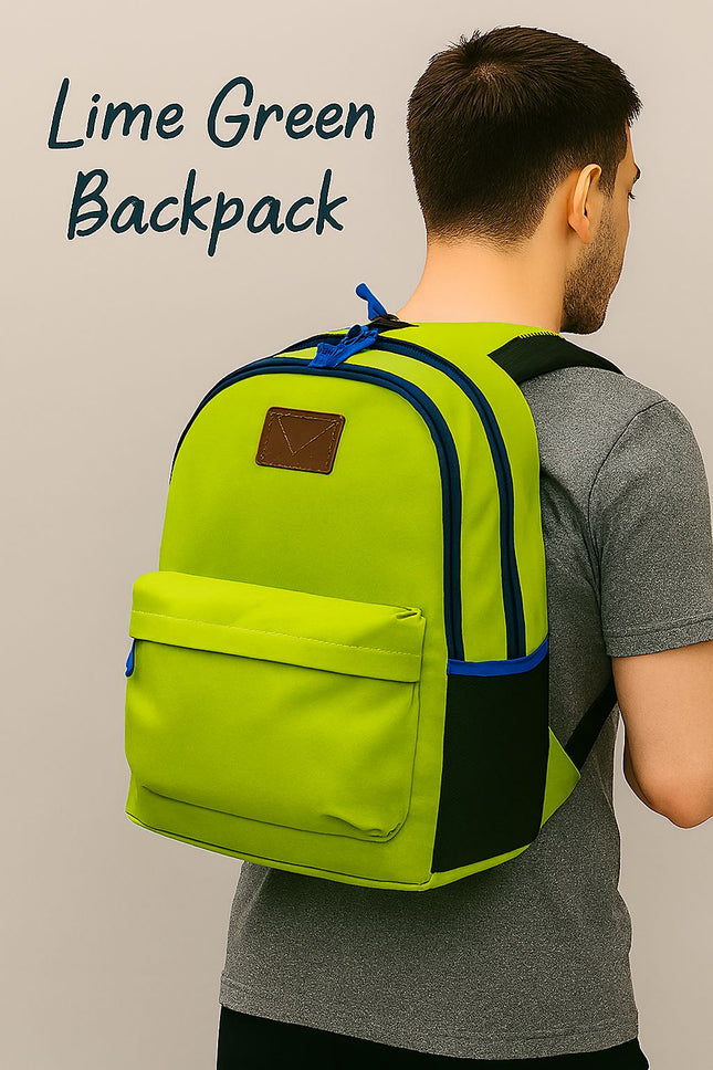 Mintra Durable. Comfortable Backpack - Waterproof - 20 L - Lime Green - 1 Pc